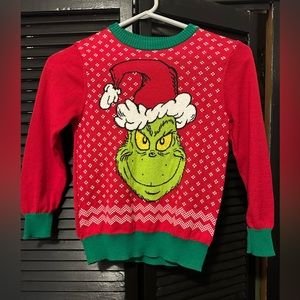 Boys- The Grinch Holiday Sweater - Small